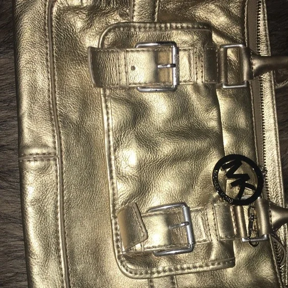 MK Gold/Silver Tone Purse - Picture 2 of 8